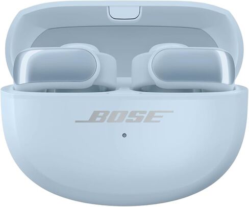 سماعات أذن Bose Ultra Open مع صوت غامر، مشبك لاسلكي مفتوح للأذن على سماعات الأذن لتوفير الراحة، OpenAudio للتوعية، حزمة غطاء حافظة من السيليكون لسماعات الأذن فائقة الفتح (حجر القمر الأزرق) in Saudi Arabia