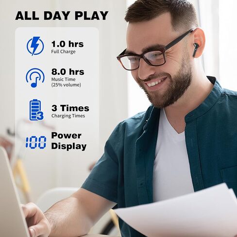 Wireless Earbuds for Samsung S25 Ultra S24 S23 Fe S22 Plus, 5.3 Bluetooth Headphone Cordless Ear Bud with Mic Stereo Earphone for iPhone 17 Air 16 15 Pro Max 14 Plus 13/Galaxy S21 Fold Flip/Pixel 10 9 in Saudi Arabia