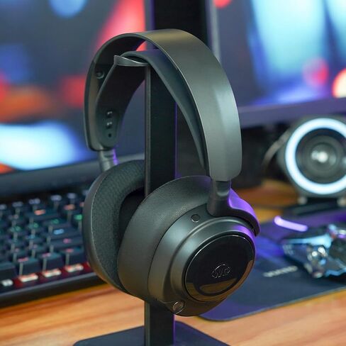 حزمة ملحقات WC Arctis Nova - ترقية عصابة رأس من السيليكون ولوحة مكبر صوت جانبية لسماعات Arctis Nova من Wicked Cushions | أسود in Saudi Arabia