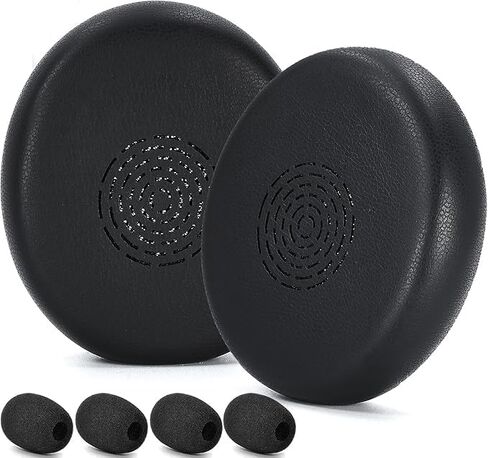 Engage 40 Ear Pads and Microphone Foam Replacement - defean Ear Cushions Compatible with Jabra Engage 50 II/Engage 40 Wired Headset((Do Not Fit Engage 50 Model) (Protein Leather) in Saudi Arabia