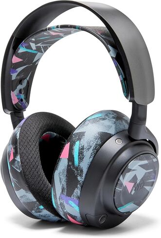 WC Arctis Nova Accessory Bundle Pack - Silicone Headband and Side Speaker Plate Upgrade for Arctis Nova Headsets by Wicked Cushions | 90's Black in Saudi Arabia