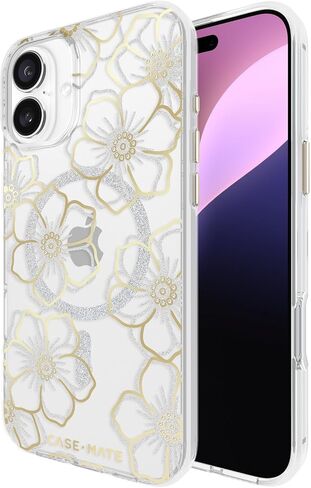 حافظة Case-Mate iPhone 16 Plus [متوافقة مع MagSafe] - حافظة هاتف لامعة أنيقة مع حماية من السقوط بطول 12 قدم - غطاء مغناطيسي ممتاز لهاتف iPhone 16 Plus - Twinkle Disco in Kuwait