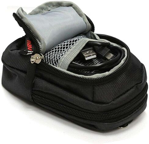 حافظة كاميرا Navitech سوداء اللون متوافقة مع كاميرا Ricoh WG-80 الرقمية in Kuwait