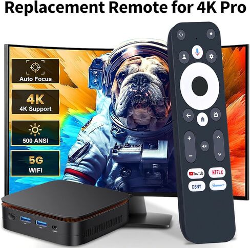جهاز التحكم عن بعد الصوتي البديل من RETROSUN متوافق مع جهاز البث Onn Google TV 4K Pro in Saudi Arabia