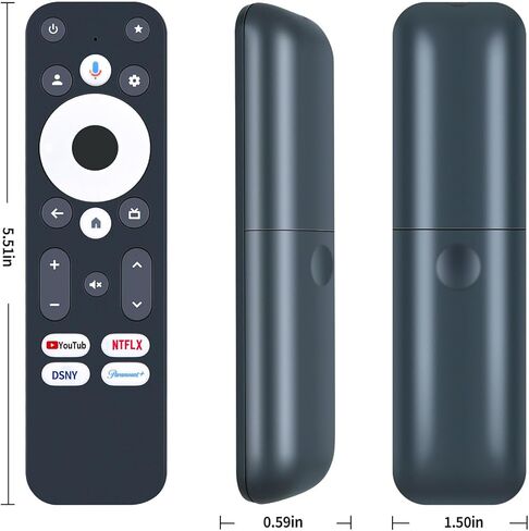 جهاز التحكم عن بعد الصوتي البديل من RETROSUN متوافق مع جهاز البث Onn Google TV 4K Pro in Saudi Arabia
