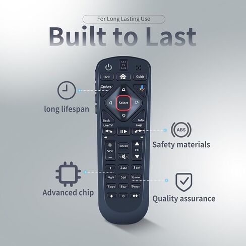 Replacement Voice Remote Control Compatible for Dish Network 54.1 54.2 54.3 54 Series UHF in Saudi Arabia