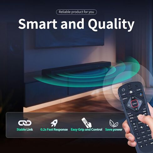 Replacement Voice Remote Control Compatible for Dish Network 54.1 54.2 54.3 54 Series UHF in Saudi Arabia
