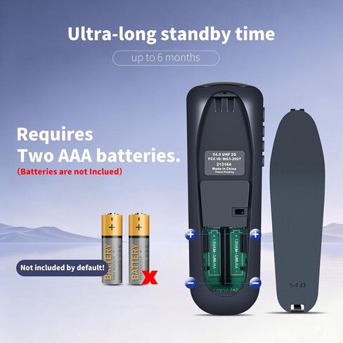 Replacement Voice Remote Control Compatible for Dish Network 54.1 54.2 54.3 54 Series UHF in Saudi Arabia