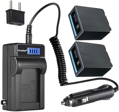 بطارية Kastar CGR-D54Pro وشاحن تيار متردد LCD متوافق مع باناسونيك CGR-D54Pro، CGP-D54 CGP-D54S، بطارية VW-VBD29 VW-VBD55، شاحن باناسونيك DE-A20 DE-A88C، VSK0581، AG-B23 AG-B23P in Kuwait