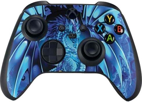 Skinit Decal Gaming Skin Compatible with Xbox Series X Controller - Officially Licensed Gothic Moon with Bats and Flowers by Sarah Richter Design in Saudi Arabia