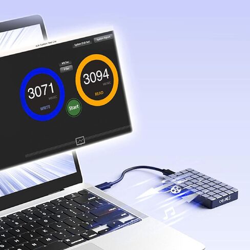حاوية GOWENIC M.2 NVMe SSD، حافظة SSD خارجية من الألومنيوم USB4 40 جيجابت في الثانية مع منصات لصق حرارية مزدوجة بالوعة الحرارة، لـ Thunderbolt 3 4 5، لـ Wins، لـ OS X، لـ Linux in Kuwait