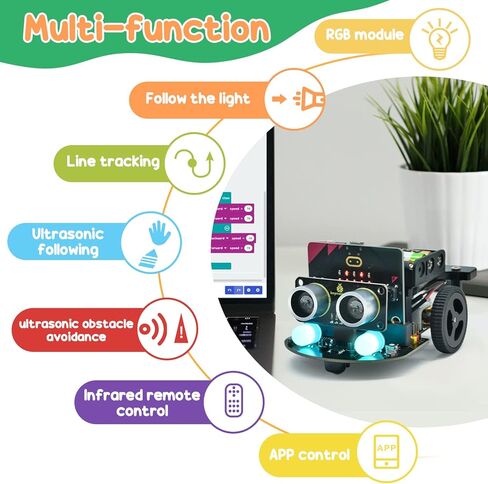 KEYESTUDIO Micro:bit V2 Robot with Microbit Super Starter Kit in Saudi Arabia