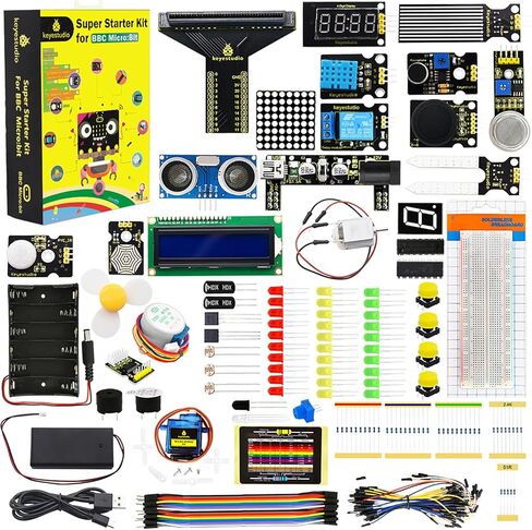 KEYESTUDIO Micro:bit V2 Robot with Microbit Super Starter Kit in Saudi Arabia