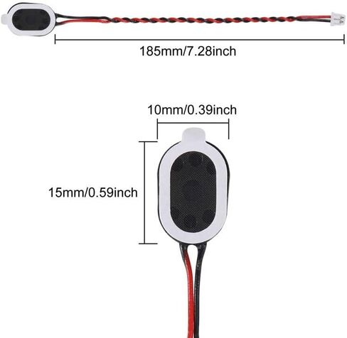 6pcs Loudspeaker 1 Watt 8 Ohm Mini Speaker 8ohm 1w Full-Range Cavity Advertising Machine Small Speaker 3.3V 5V with JST-PH2.54mm-2 pin Interface for Small DIY Electronic Projects in Saudi Arabia