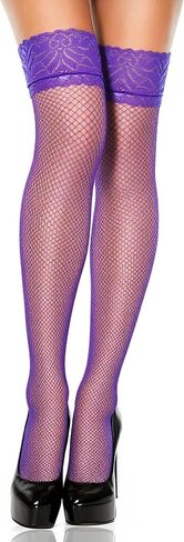 Lace Top Fishnet Thigh High Stockings for Women Sexy Thigh Highs Micro Fishnet Tights Over the Knee Stockings in Saudi Arabia
