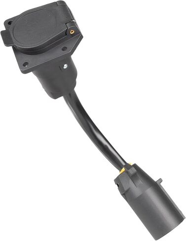 EWAY 7-Way Adapter with Power Switch for Furrion RV Backup Camera System, Plug and Play for Tow Vehicle to RV Wireless Observation Cameras, Provides 12V Power to Camera Through 7-Pin Connector in Saudi Arabia