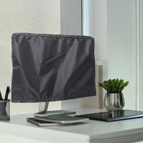Splashproof Computer Monitor Cover PU Coated Dustproof Screen Protector for LCD Portable Lightweight Protective Sleeve for Desktop and Office Use in Saudi Arabia