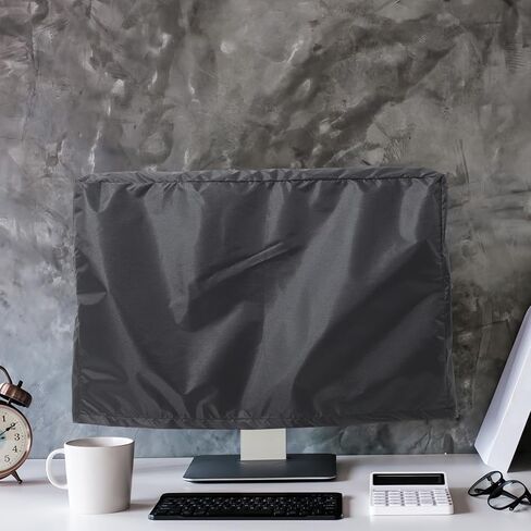 Splashproof Computer Monitor Cover PU Coated Dustproof Screen Protector for LCD Portable Lightweight Protective Sleeve for Desktop and Office Use in Saudi Arabia