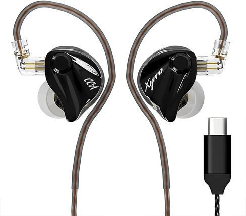 سماعات أذن CCA Xyrra ثنائية المحرك داخل الأذن، سماعات أذن 1DD+1BD HiFi IEM، سماعات أذن سلكية للألعاب للموسيقيين in Kuwait