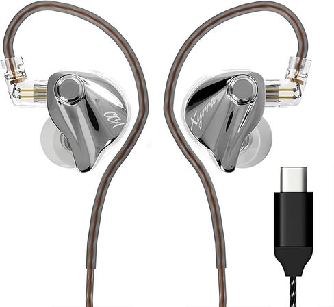سماعات أذن CCA Xyrra ثنائية المحرك داخل الأذن، سماعات أذن 1DD+1BD HiFi IEM، سماعات أذن سلكية للألعاب للموسيقيين in Kuwait
