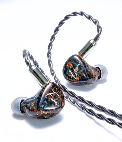 Essonio ES-C13 شاشة داخل الأذن مصنوعة يدويًا من الخشب، 2 Knowles BA+1DD Hybrid Hi-Fi IEM، سماعات أذن سلكية لإلغاء الضوضاء، كابل 5N مطلي بالفضة، 3.5/4.4 مم/النوع C، سماعات أذن احترافية للاستوديو والموسيقى والمسرح in Kuwait
