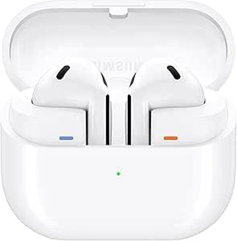 سماعات أذن SAMSUNG Galaxy Buds 3 AI True Wireless Bluetooth، تحسين الصوت، مترجم فوري في الوقت الحقيقي، إلغاء الضوضاء، ملاءمة مُعاد تصميمها، التحكم باللمس، إصدار أمريكا اللاتينية (أبيض) (متجدد) in Kuwait
