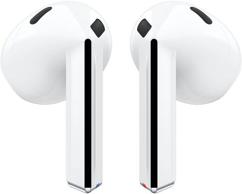 سماعات أذن SAMSUNG Galaxy Buds 3 AI True Wireless Bluetooth، تحسين الصوت، مترجم فوري في الوقت الحقيقي، إلغاء الضوضاء، ملاءمة مُعاد تصميمها، التحكم باللمس، إصدار أمريكا اللاتينية (أبيض) (متجدد) in Kuwait
