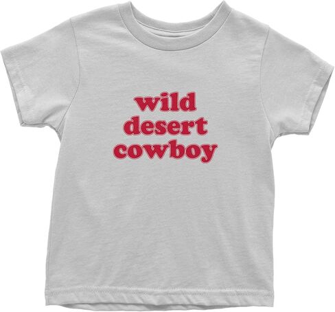 Wild Desert Cowboy Country Toddler T-Shirt, Soft Cotton in Saudi Arabia
