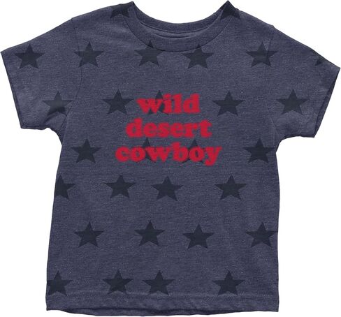 Wild Desert Cowboy Country Toddler T-Shirt, Soft Cotton in Saudi Arabia