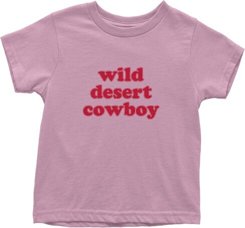 Wild Desert Cowboy Country Toddler T-Shirt, Soft Cotton in Saudi Arabia
