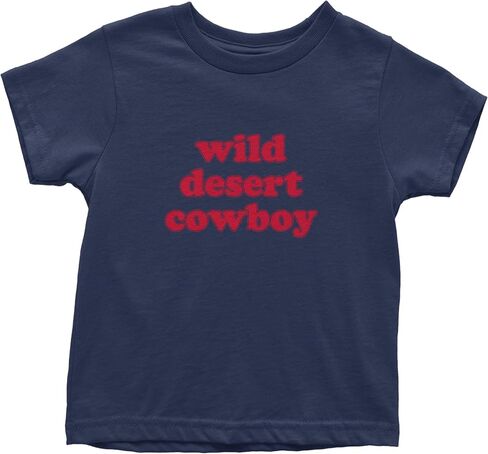 Wild Desert Cowboy Country Toddler T-Shirt, Soft Cotton in Saudi Arabia