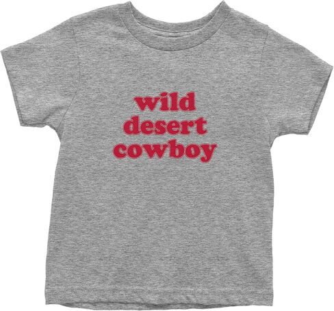 Wild Desert Cowboy Country Toddler T-Shirt, Soft Cotton in Saudi Arabia