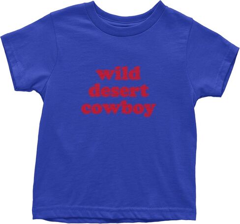 Wild Desert Cowboy Country Toddler T-Shirt, Soft Cotton in Saudi Arabia