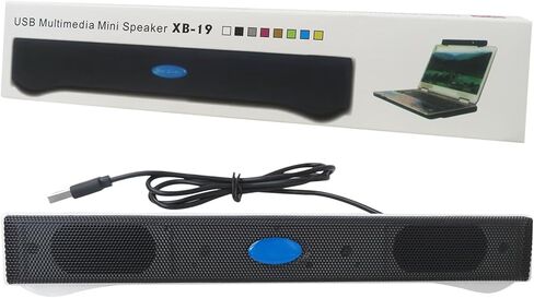 2025 مكبرات صوت سلكية للكمبيوتر USB 2.0 ستيريو للكمبيوتر المكتبي والكمبيوتر المحمول in Saudi Arabia