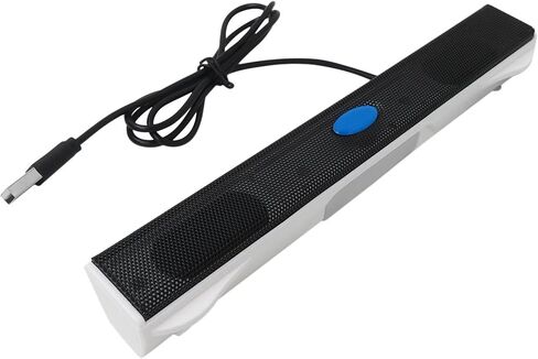 -Wired Computer Speakers Soundbar for Mini Sound Bar is a 2.0 Channel Speaker Equipped, USB, Wired in Saudi Arabia