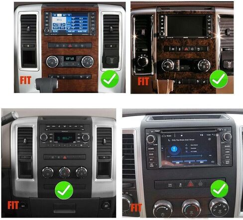 9.7'' Android Car Stereo for Dodge RAM 1500 2500 3500 2009 2010 2011 2012 with Wireless Carplay Android Auto, Touch Screen for Ram 1500 Radio with GPS Navi, WiFi, BT, HiFi, FM, SWC, Mic, Backup Cam in Saudi Arabia
