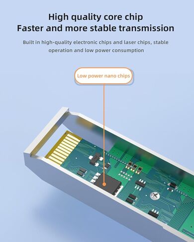 وحدة بصرية SFP إلى RJ45 2.5GBASE-T، جهاز إرسال واستقبال بمنفذ RJ45 أحادي SFP لـ Cisco/Huawei/Ruijie/H3C/أخرى، مسافة تصل إلى 100M/328FT، وحدة إيثرنت نحاسية SFP 2500M in Kuwait
