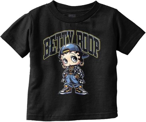 Betty Boop Urban Streetwear Cartoon Toddler Baby Girl T Shirt in Saudi Arabia