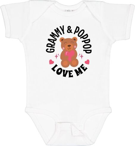بدلة Inktastic Grammy and PopPop Love Me Bear Baby in Kuwait