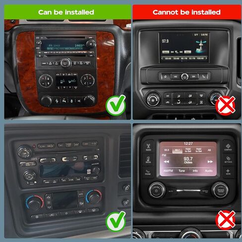 Android 14 Double Din Car Stereo Upgrade Radio for Chevy Tahoe 2007-2014, 2G+32G 8" Touchscreen Wireless Carplay Android Auto GPS WiFi Bluetooth RDS DSP SWC Mirrorlink in Saudi Arabia