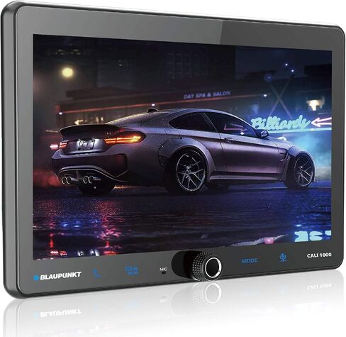 BLAUPUNKT CALI1000 10.1-inch Car Multimedia QLED 2.5D Touch Screen Panel Quad Core 2.0GHz Processor Supports Apple CarPlay Android Built-in WiFi Bluetooth GPS Navigation Capabilities in Saudi Arabia