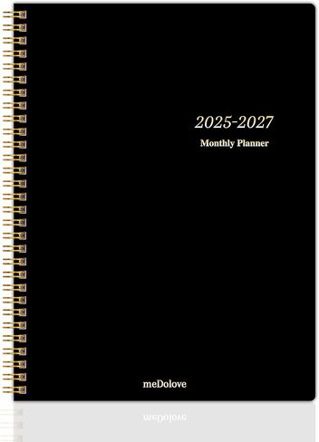 مخطط شهري 2026-2027، مخطط تقويم من يناير 2026 - ديسمبر 2027، 24 شهرًا للتخطيط مع متتبع العادة، قائمة المهام، الأهداف، الملخص، 7.5 بوصة × 10 بوصة، غلاف حلزوني للمنظم الشخصي واللوازم المكتبية وردي in Kuwait