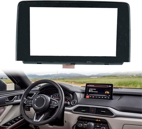 زجاج شاشة تعمل باللمس مقاس 8 بوصات متوافق مع استبدال مازدا CX9 2016-2019 #TK48-611J0 TK49-611JA TK49-61-1J0A TK49-611J0-B in Kuwait