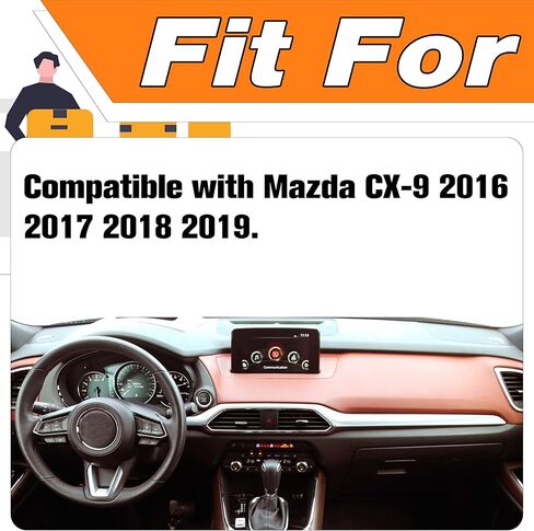 زجاج شاشة تعمل باللمس مقاس 8 بوصات متوافق مع استبدال مازدا CX9 2016-2019 #TK48-611J0 TK49-611JA TK49-61-1J0A TK49-611J0-B in Kuwait