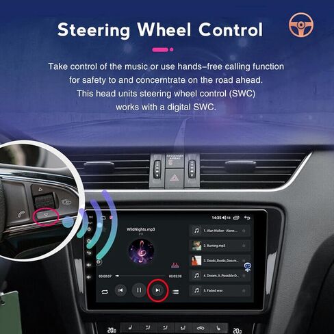 راديو ستيريو للسيارة Android 14 Double Din متوافق مع Ford Mustang 1994-2004، 7 بوصة راديو سيارة تعمل باللمس مع Carplay لاسلكي Android Auto GPS WiFi Bluetooth RDS DSP SWC Mic كاميرا احتياطية in Kuwait