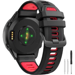 Watch Band for Garmin Forerunner 970/Forerunner 965/Forerunner 955/Forerunner 945/Forerunner 935/Descent G1, 22mm Replacement Soft Silicone Band in Saudi Arabia