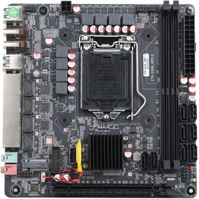 C246 NAS Motherboard i219 Gigabit LAN with 3*i226 2.5G LAN 2*DDR4 Slot 3*M.2 PCIE X16 Slot Support E-2100/2200(Used E-2244G,None) in Saudi Arabia