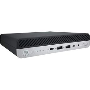 كمبيوتر HP ProDesk 600 G3 المكتبي الصغير عالي الأداء للأعمال، Intel Quad Core i5-7500T 2.7 جيجا هرتز، 16 جيجا DDR4، 1 تيرابايت SSD، لوحة مفاتيح سلكية وماوس، WiFi، BT، DP، Windows 11 Pro (متجدد) in Kuwait