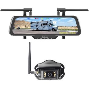 Haloview Byte Tango BT10 Wireless 10" Monitor 1080P Rear View Mirror Dashcam Backup Camera System-BT10 in Kuwait