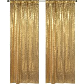 ستارة خلفية من الترتر الوردي - 4 قطع (2FTx8FT) خلفية صور لامعة لحفلات الزفاف، والكريسماس، والحفلات، وحفلات استقبال المولود الجديد وديكورات المسرح (وردي، 2x8ft 4 لوحات) in Kuwait